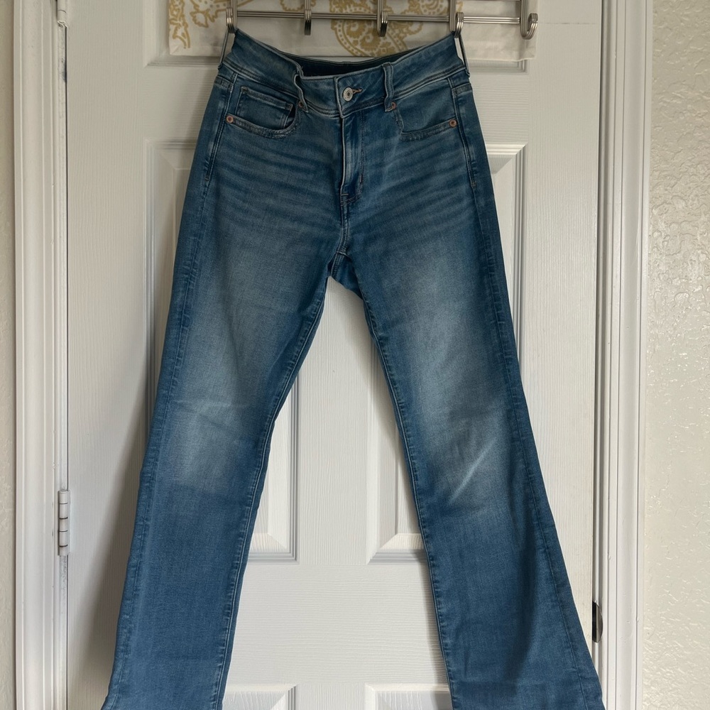 American Eagle Outfitters Blue Bootcut Jeans
